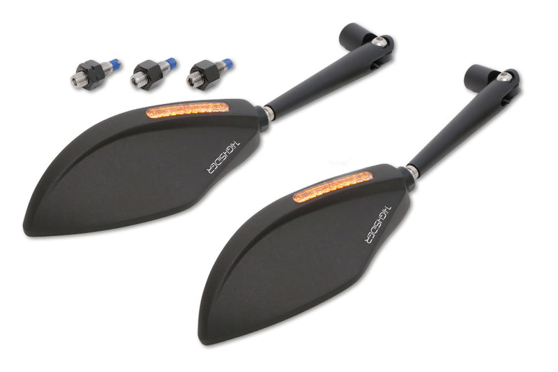 HIGHSIDER Torezzo Spiegel mit LED Blinker (Paar)