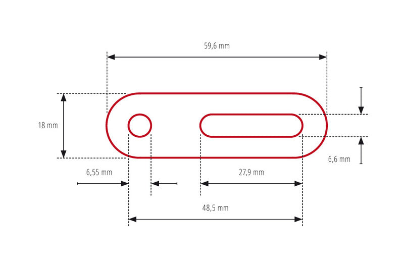 HIGHSIDER Universal Adapter für Verkleidungsspiegel, kurz (Paar)