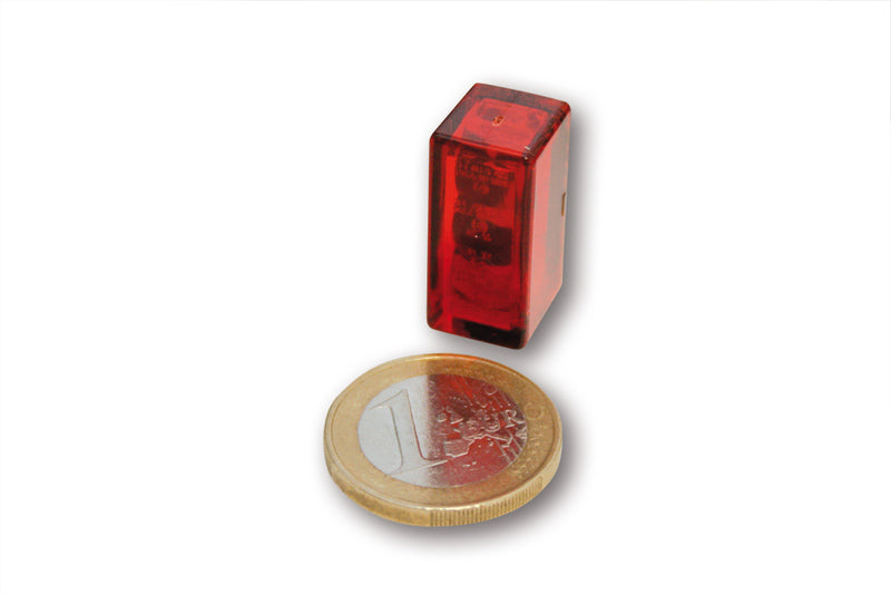 SHIN YO Cube-V LED Rücklicht Mit 3 SMDs zum Einbau, E-Geprüft (1Stck)