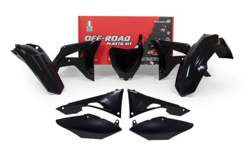 RACETECH Revolution Plastic Kit - Black Honda CRF