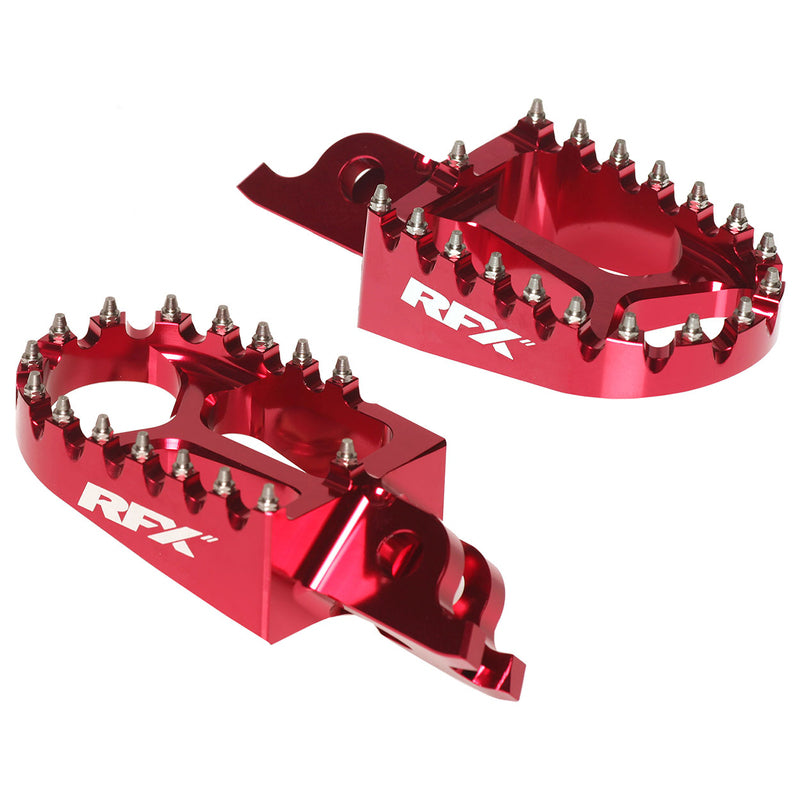 RFX Pro CNC Aluminium Trials Fußraste (Rot) Universal - Gas-Gas/Beta/Sherco/Montesa
