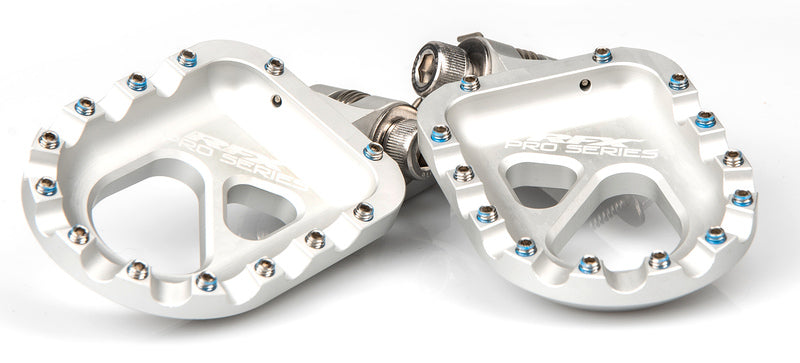 RFX Pro CNC Aluminium Trial Fußraste (Silber) Universal - Gas-Gas/Beta/Sherco/Montesa