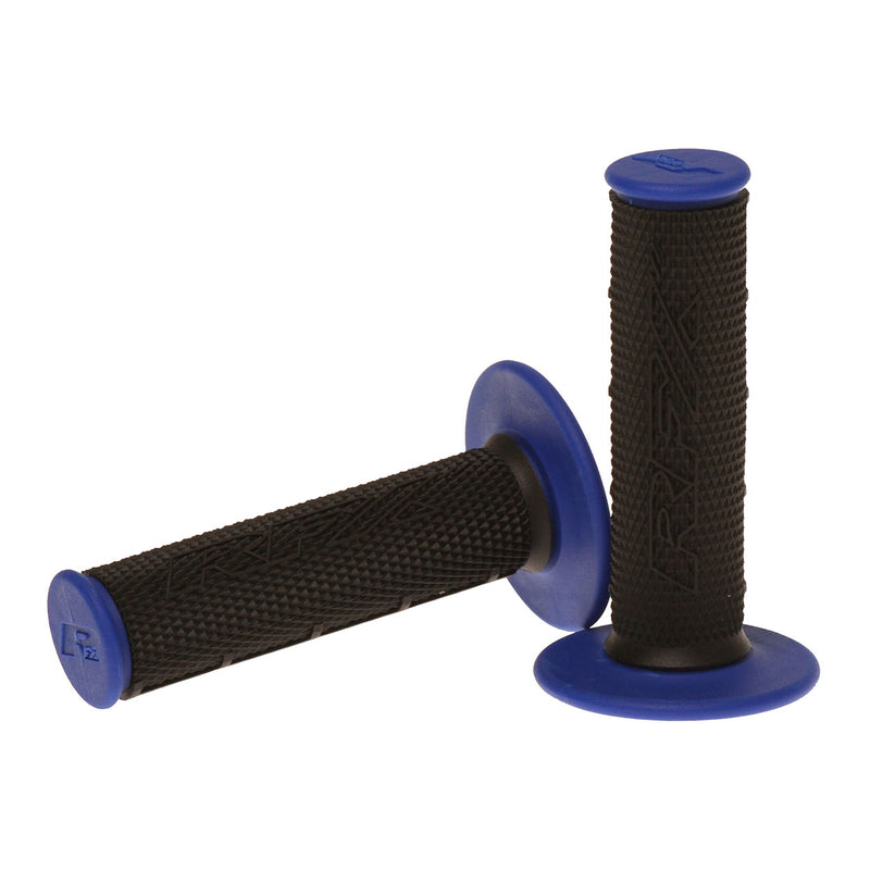 RFX Pro Zwei-Komponenten-Griffe Schwarz Mitte (Schwarz/Blau) Paar
