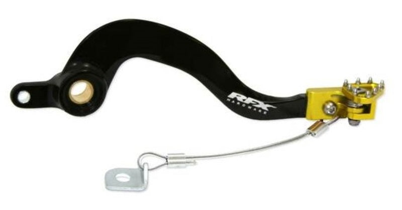 RFX Pro ST Bremshebel hinten (Schwarz/Gelb) - Suzuki RM250