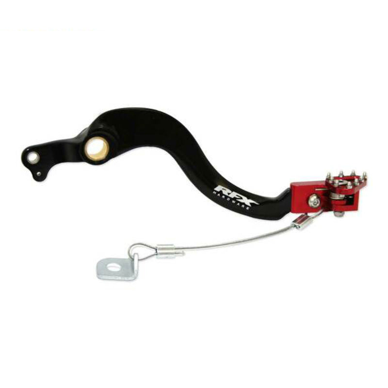 RFX Pro FT Hinterradbremshebel (Schwarz/Rot) - Beta RR125-520