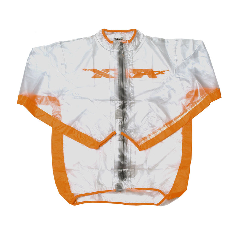 RFX Sport Regenjacke (Transparent/Orange) Erwachsene Größe XS