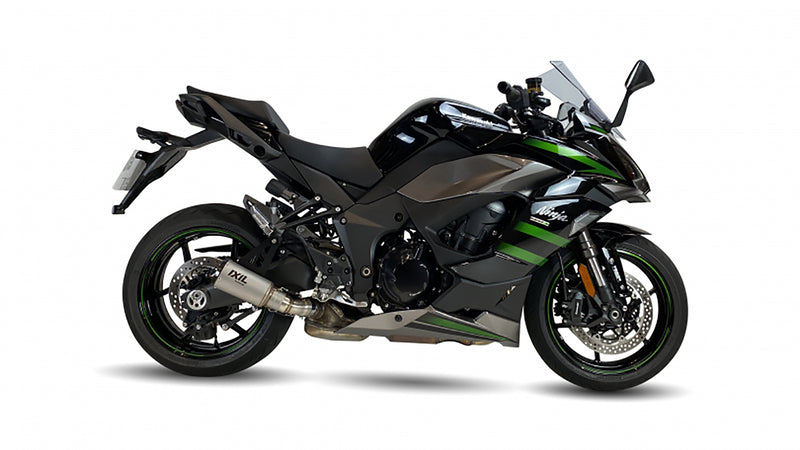 IXIL RC Edelstahl Endtopf Kawasaki Ninja 1000 SX, silber (Euro4+5)