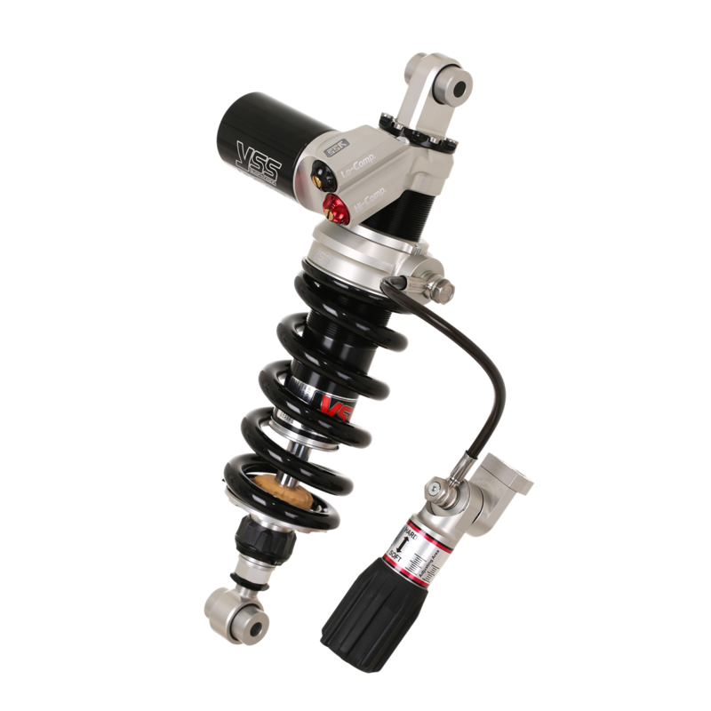 YSS Hinterrad-Monostoßdämpfer mit externem Reservoir Gas Racing