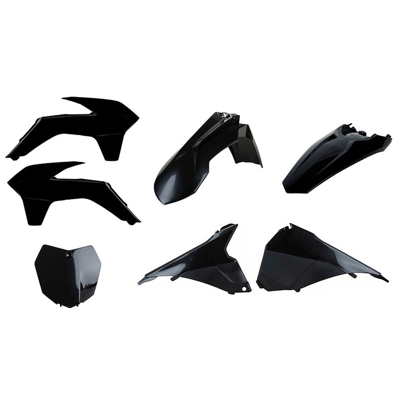 POLISPORT Plastik-Kit Schwarz - KTM XC