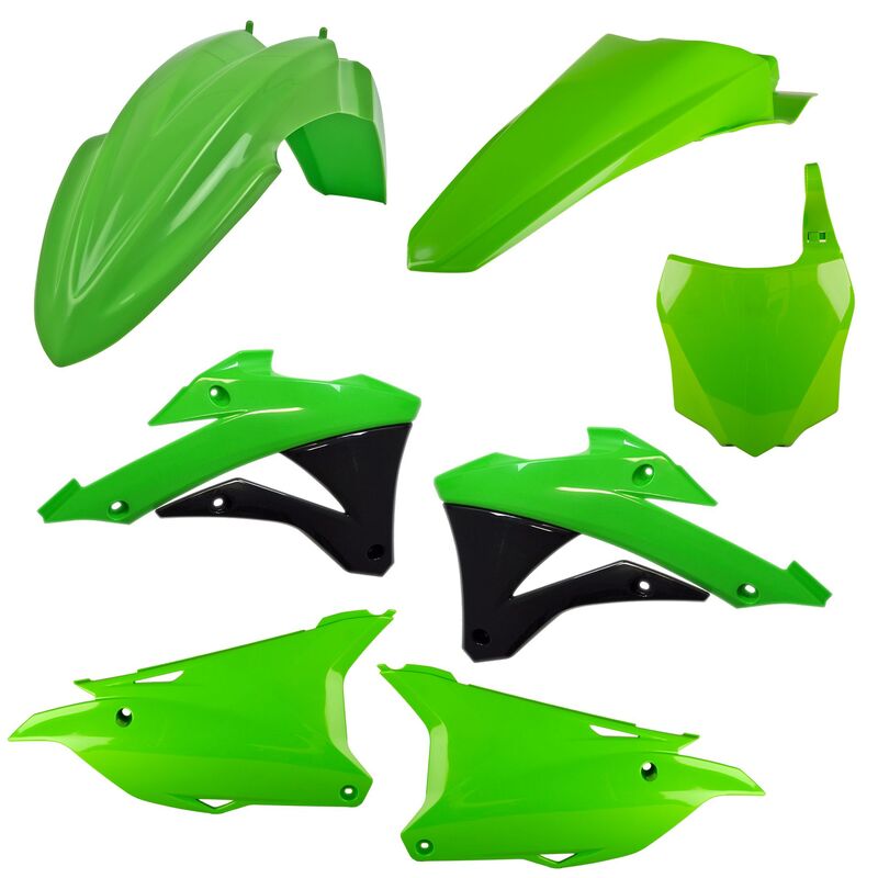 POLISPORT Plastik-Kit Originalfarbe  - Kawasaki KX 85 (92)