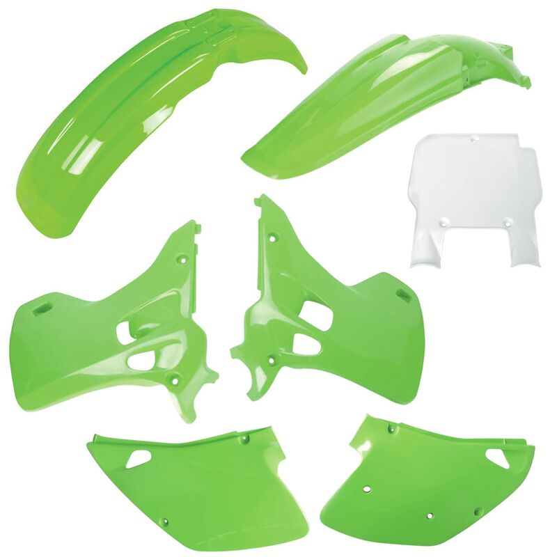 POLISPORT Plastik-Kit Originalfarbe  - Kawasaki KX 125/250