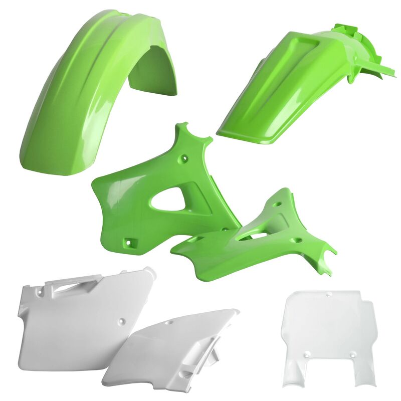 POLISPORT Plastik-Kit Originalfarbe  - Kawasaki KX 125/250 (93)