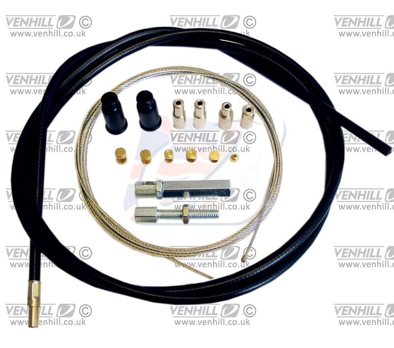 VENHILL Universal Gaszug Kit - Außen 6 mm / 2.35mm