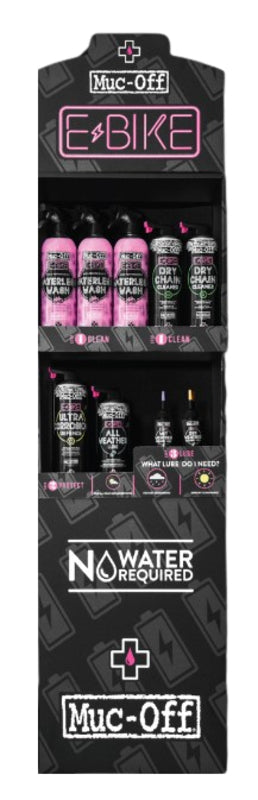 MUC-OFF Produktregal für E-Bike Produkte