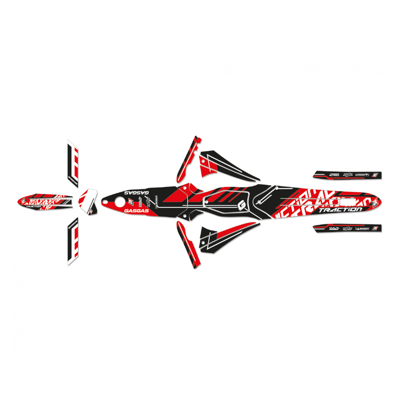 BLACKBIRD Traction Aufkleber-Kit