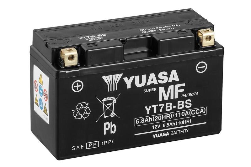 YUASA W/C Batterie Wartungsfrei Werksaktiviert - YT7B