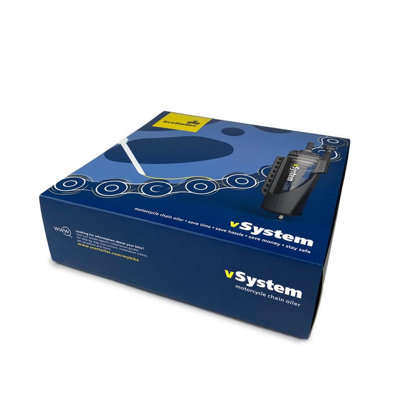 SCOTTOILER vSystem Kettenöler Universal Edition + High Temp Red Lubricant