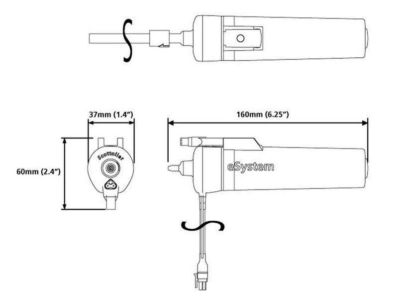 SCOTTOILER eSystem 3.1 Kettenöler + biologisch abbaubares grünes Schmiermittel