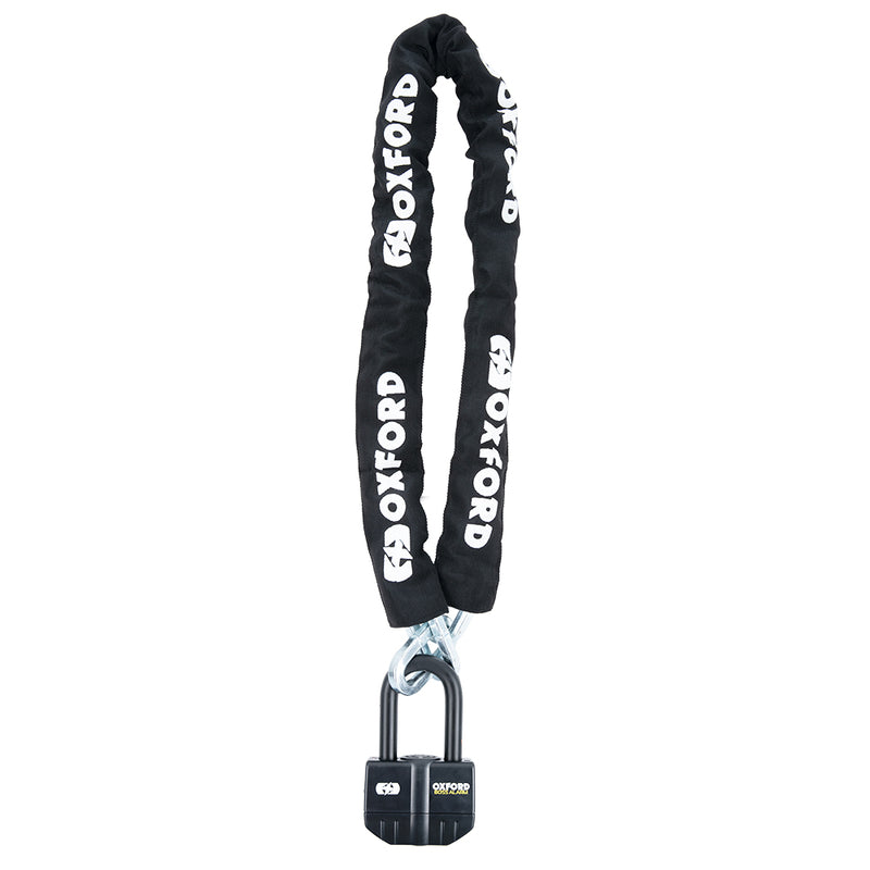 OXFORD Alarmschloss Boss 16mm + Kette 12mm X 2.0m