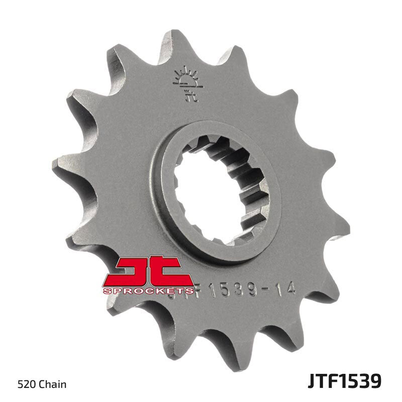 JT SPROCKETS Stahl geräuscharmes vorderes Ritzel 1539 - 520