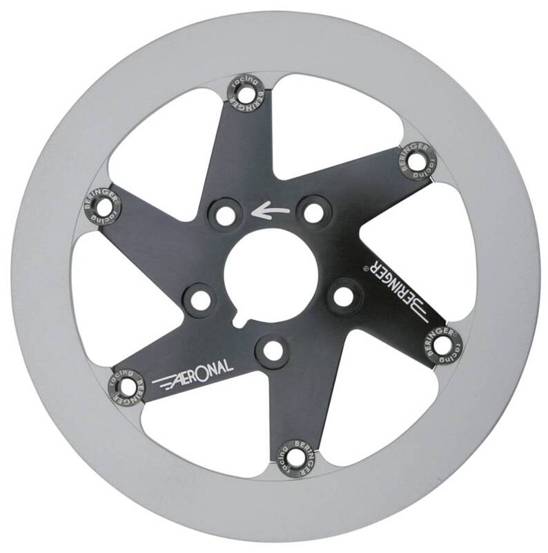 BERINGER Aeronal®®-Gusseisen-Bremsscheibe schwimmend gelagert