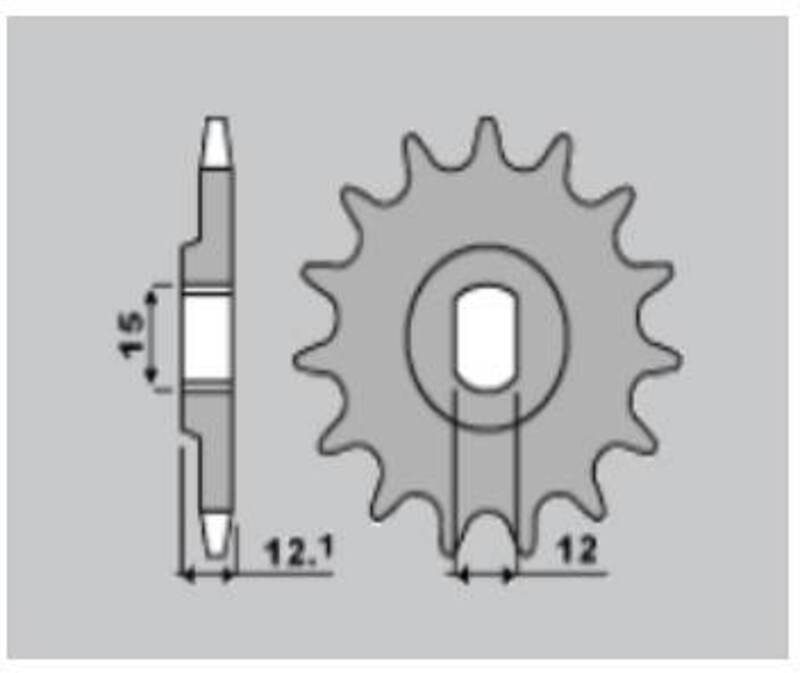 PBR Standard Stahlriztel vorne 2105 - 428