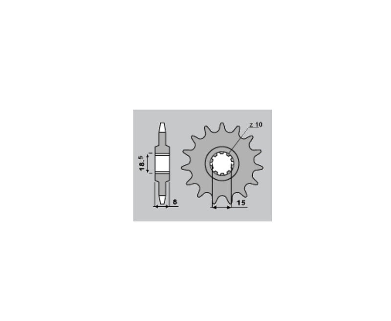 PBR Standard Stahlriztel vorne 599 - 428