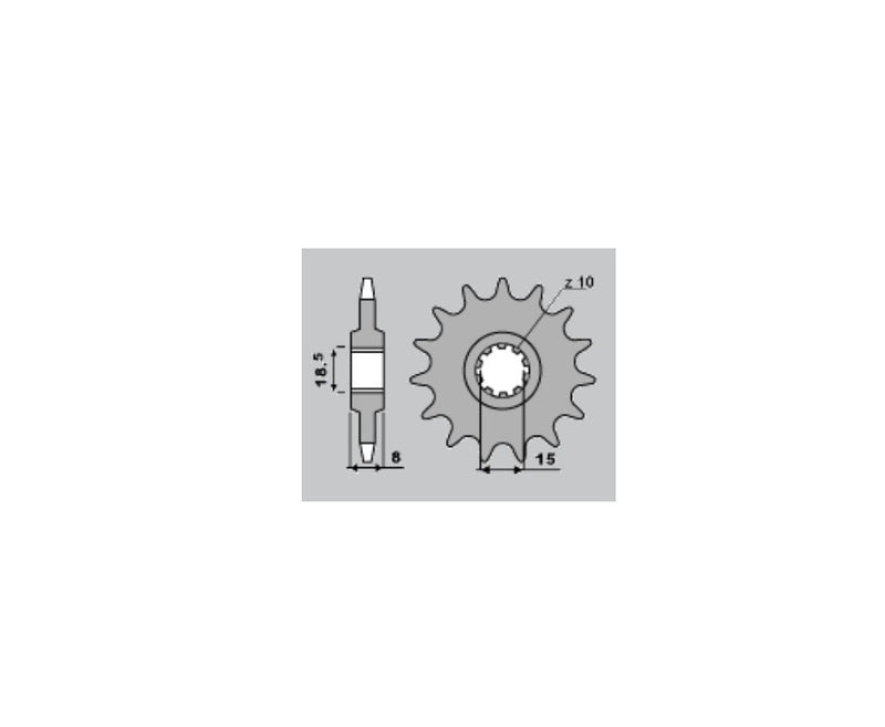 PBR Standard Stahlriztel vorne 599 - 428