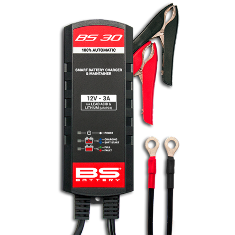 BS BATTERY BS30 Intelligentes Batterie-Ladegerät - 12V 3A