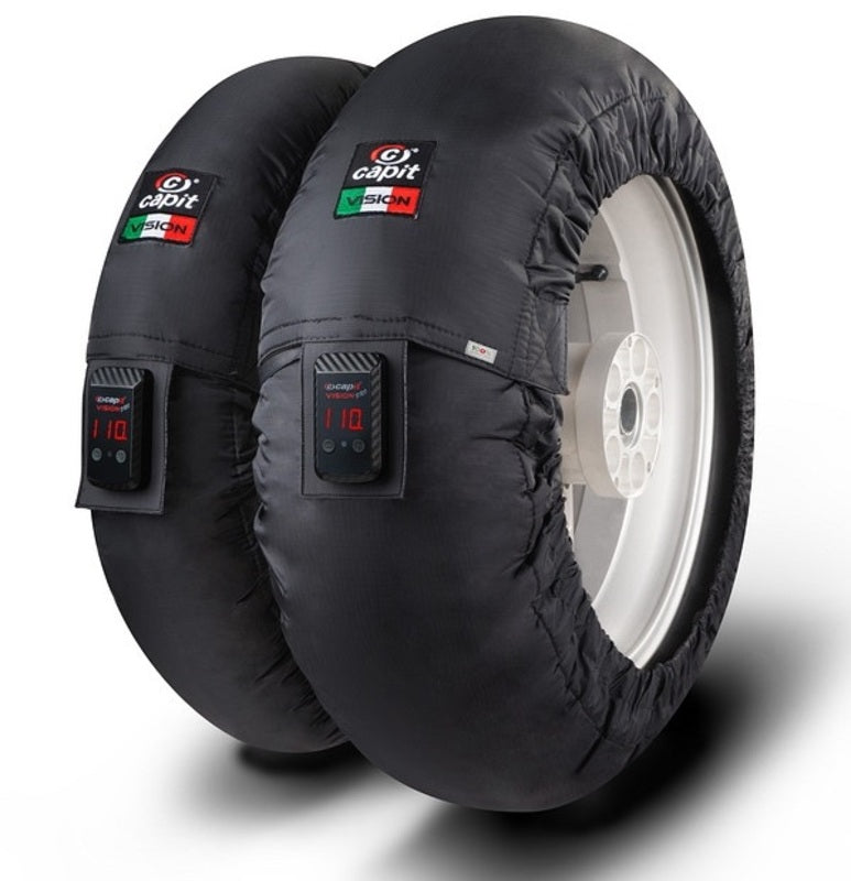 CAPIT Suprema Vision Reifenwärmer S/M - (Vorne 90/17" / Hinten ≤125/17")
