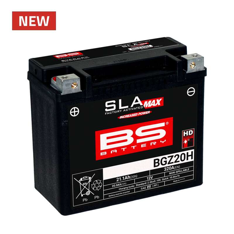  BATTERY SLA Wartungsfreie Batterie Werkseitig aktiviert - BGZ20H