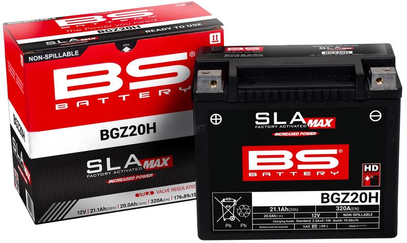  BATTERY SLA Wartungsfreie Batterie Werkseitig aktiviert - BGZ20H