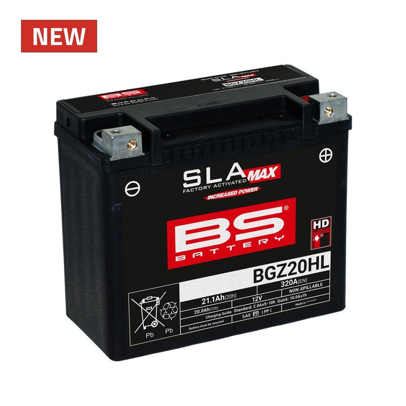 BATTERY SLA Wartungsfreie Batterie Werkseitig aktiviert - BGZ20HL