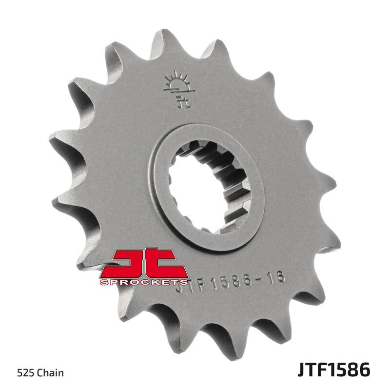 JT SPROCKETS geräuscharmes vorderes Stahlritzel 1586 - 525