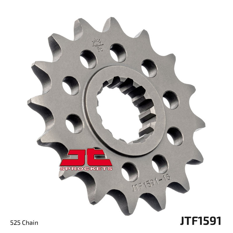 JT SPROCKETS geräuscharmes vorderes Stahlritzel 1591 - 525