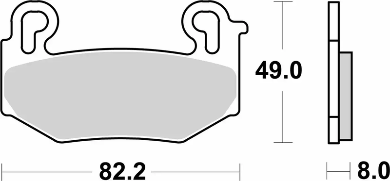 BREMBO Off-Road Sintermetall Bremsbeläge - 07BB42SA