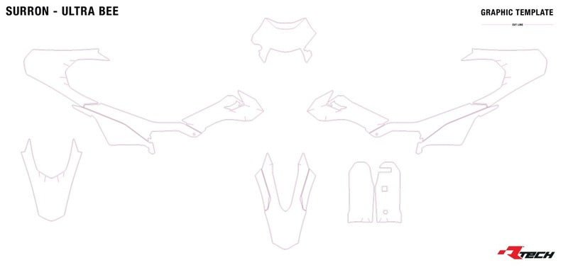 RACETECH Plastik Kit 6-teilig