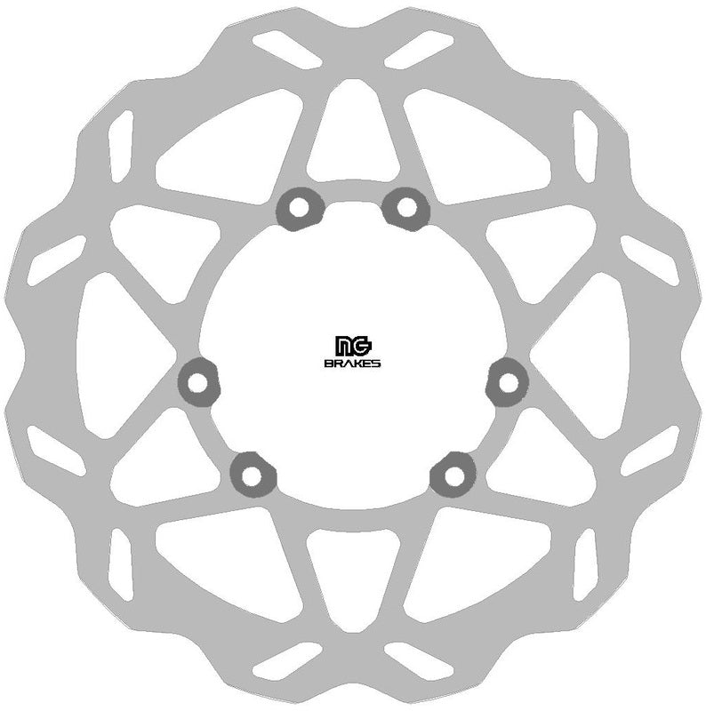NG BRAKES Bremsscheibe rund starr, vorne 