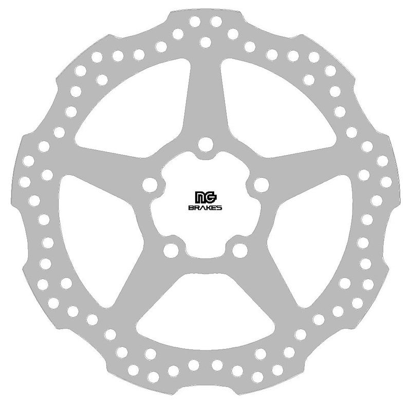 NG BRAKES Bremsscheibe rund starr, vorne rechts