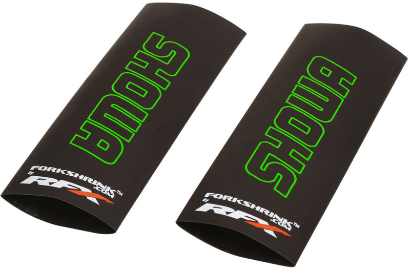 RFX Race Series Gabelschrumpfschlauch - Schutz mit Showa-Logo - Grün
