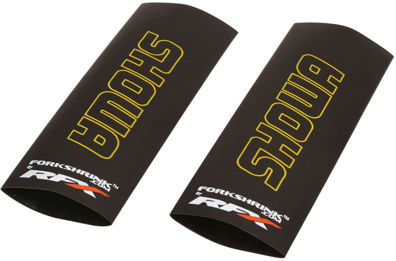 RFX Race Series Gabelschrumpfschlauch - Schutz mit Showa-Logo - Gelb