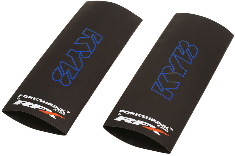RFX Race Series Gabelschrumpfschlauch - Schutz mit KYB Logo - Blau