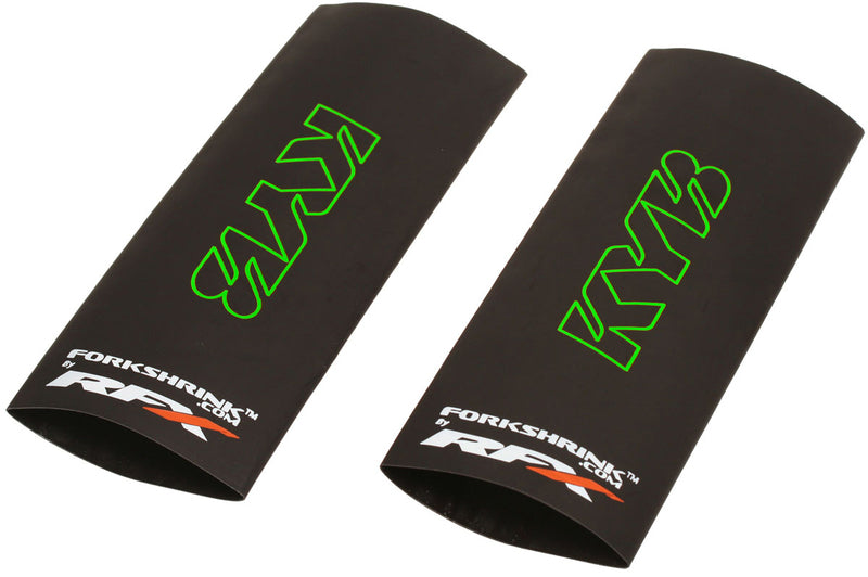 RFX Race Series Gabelschrumpfschlauch - Schutz mit KYB-Logo - Grün