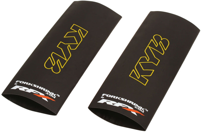 RFX Race Series Gabelschrumpfschlauch - Schutz für die Gabel mit KYB Logo - Gelb