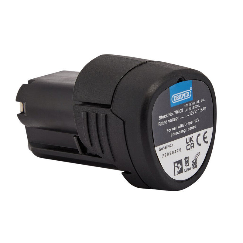 DRAPER 12V Li-Ion Akku 1.5Ah