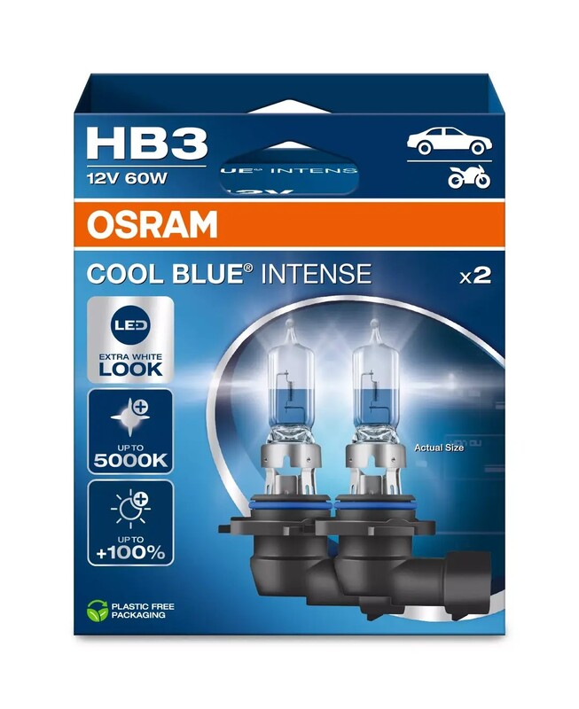 OSRAM Glühlampe Cool Blue Intense CBI HB3 12V / 60W X2