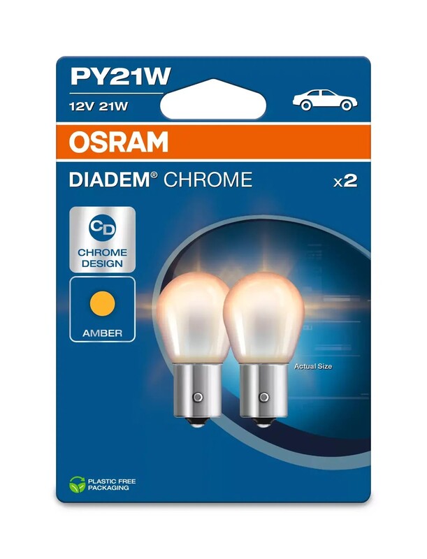 OSRAM Glühlampe Diadem PY21W 12V / 21W X2