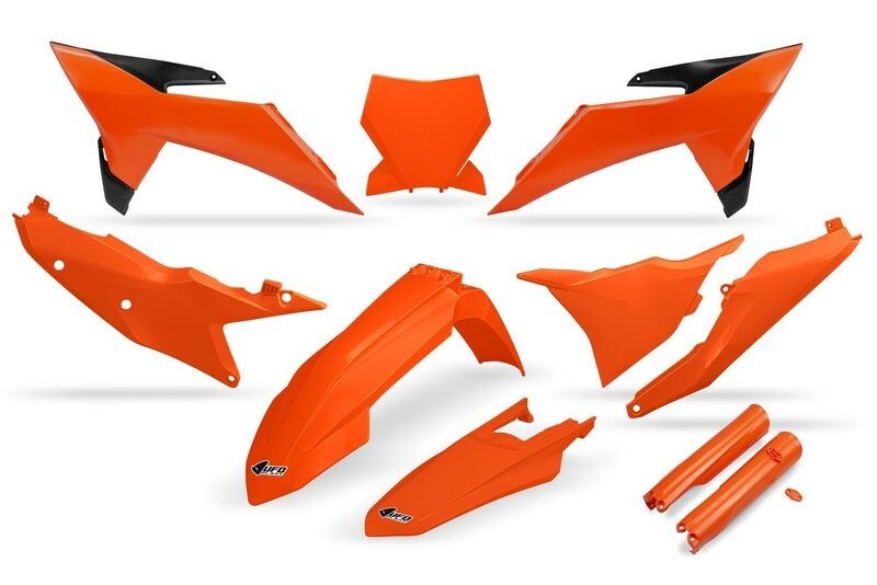 UFO Komplett Kunstoff-Kit mit Gabelschützer - OEM Farbe