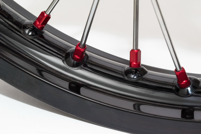 HAAN WHEELS Speichennippel-Set - rot