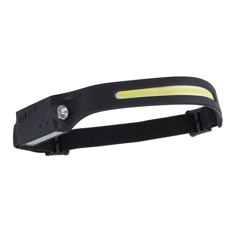 DRAPER 2 in 1 Kopftaschenlampe COB LED Wiederaufladbar mit Wellensensor - 3W